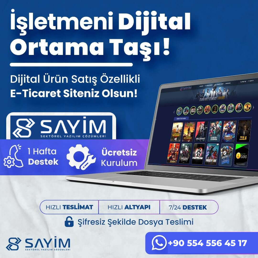 Sayim E-Ticaret v4